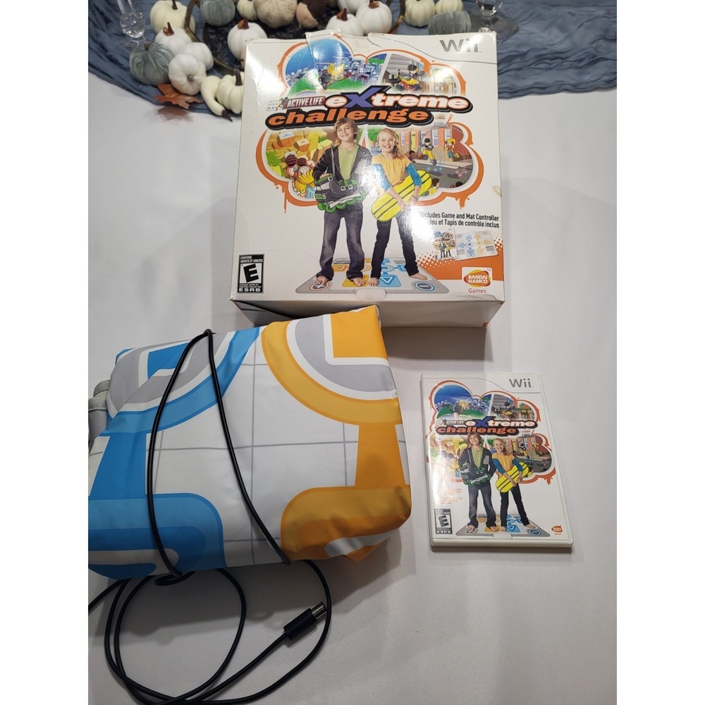 Active Life: Extreme Challenge (Nintendo Wii, 2006) CIB Mat Dance Pad Accessory